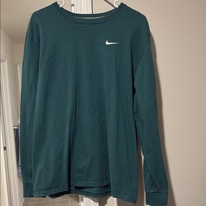 Nike Dark Green Long Sleeve Shirt